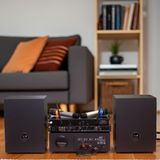 DÀN KARAOKE GOLD120C (AMPLY 1200W + 2 V120+ bộ micro không dây + Vang) - Hàng trưng bày đồng giá cuối năm