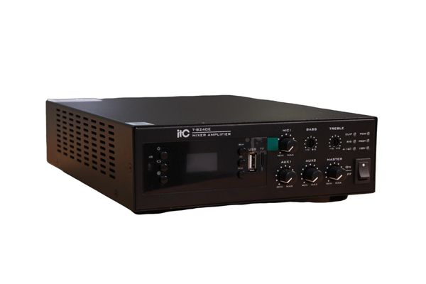 Amply A240-100V: âm ly phóng thanh (công suất 240w, bluetooth, USB, TF Card, AUX)