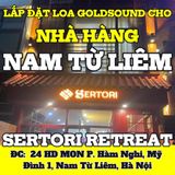 Loa treo tường phát nhạc nền tự động cho Sertori Retreat - Massage & Spa, Hà Nội, loa được thiết kế riêng cho quán, bật lớn không tạp âm, miễn phí công lắp đặt, bảo hành dài hạn 5 năm