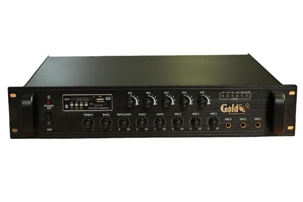 Amply A480F: âm ly phóng thanh (công suất 480w, 5 vùng, bluetooth, USB, SD Card, AUX)