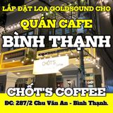 Loa treo tường phát nhạc nền cho Chốt's Coffee, loa được thiết kế riêng cho quán, bật lớn không tạp âm, miễn phí công lắp đặt, bảo hành dài hạn 5 năm