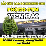 Loa phòng gym, fitness cho Unlimited Fitness Yên Bái, T Lào Cai, loa được thiết kế riêng cho quán, bật lớn không tạp âm, miễn phí công lắp đặt, bảo hành dài hạn 5 năm