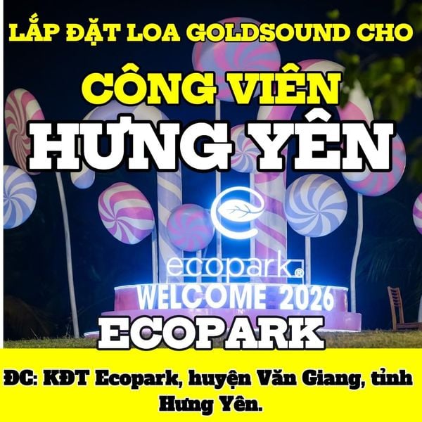 Loa treo tường phát nhạc nền cho Công viên Hồ Thiên Nga tại Ecopark, loa được thiết kế riêng cho quán, bật lớn không tạp âm, miễn phí công lắp đặt, bảo hành dài hạn 5 năm