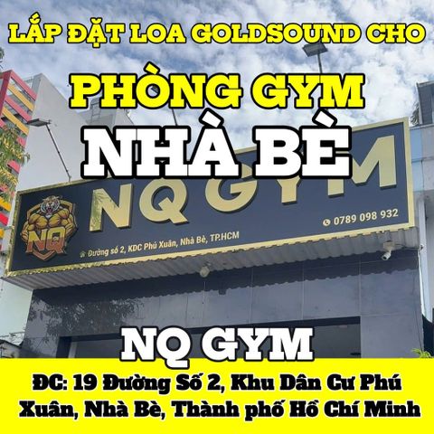 Loa treo tường phát nhạc nền cho tự động cho phòng tập NQ GYM, TP.HCM, loa được thiết kế riêng cho quán, bật lớn không tạp âm, miễn phí công lắp đặt, bảo hành dài hạn 5 năm