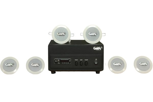 Dàn loa âm trần thông báo, phát nhạc nền tự động: A156PU Goldsound 200w + 6 loa âm trần VAT8, loa được thiết kế riêng cho quán, bật lớn không tạp âm, miễn phí công lắp đặt, bảo hành dài hạn 12 tháng