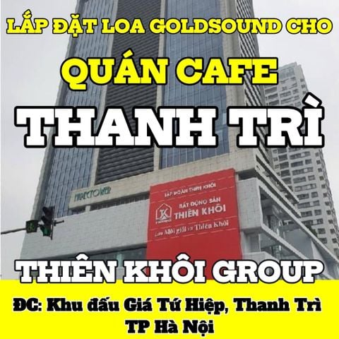 Loa hội trường sân khấu cho Thiên Khôi Group Thanh Trì, TP Hà Nội, loa được thiết kế riêng cho quán, bật lớn không tạp âm, miễn phí công lắp đặt, bảo hành dài hạn 5 năm