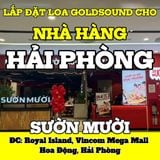 Loa nhà hàng phát nhạc nền tự động cho nhà hàng Sườn Mười Hải Phòng, loa được thiết kế riêng cho quán, bật lớn không tạp âm, miễn phí công lắp đặt, bảo hành dài hạn 5 năm