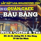 Loa quán cafe phát nhạc nền tự động cho quán WIN COFFEE & TEA, TP Hồ Chí Minh, loa được thiết kế riêng cho quán, bật lớn không tạp âm, miễn phí công lắp đặt, bảo hành dài hạn 5 năm