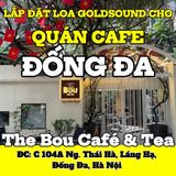 Loa quán cafe phát nhạc nền tự động cho quán The Bou Café & Tea, Hà Nội, loa được thiết kế riêng cho quán, bật lớn không tạp âm, miễn phí công lắp đặt, bảo hành dài hạn 5 năm
