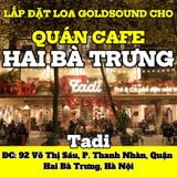 Loa quán cafe, phát nhạc nền tự động cho Tadi Cà Phê, Hà Nội, loa được thiết kế riêng cho quán, bật lớn không tạp âm, miễn phí công lắp đặt, bảo hành dài hạn 5 năm