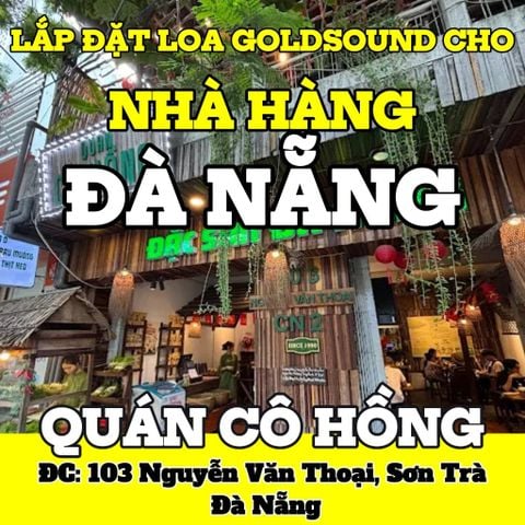Loa quán cafe, phát nhạc nền tự động cho Quán Cô Hồng, Đà Nẵng, loa được thiết kế riêng cho quán, bật lớn không tạp âm, miễn phí công lắp đặt, bảo hành dài hạn 5 năm