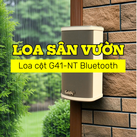 Loa cột chống nước sân vườn G41-NT Bluetooth (công suất 40w, kết nối bluetooth)