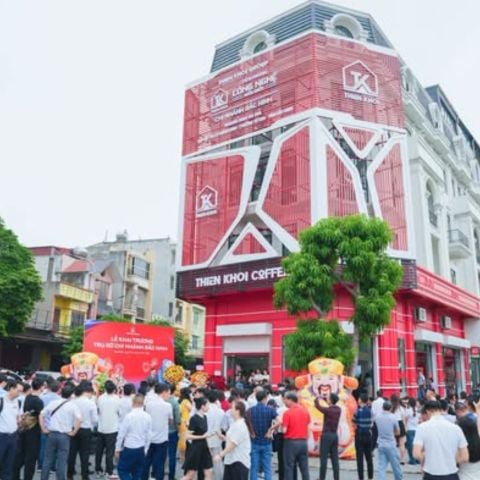 Loa treo tường phát nhạc nền cho Thiên Khôi Group - Chi nhánh Bắc Ninh, loa được thiết kế riêng cho quán, bật lớn không tạp âm, miễn phí công lắp đặt, bảo hành dài hạn 5 năm