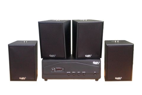 [Diện tích 80m2 + 02 Kênh] A918PU-2K Goldsound 1200w + 4 loa Goldsound V55C 55w, loa được thiết kế riêng cho quán, bật lớn không tạp âm, miễn phí công lắp đặt, bảo hành dài hạn 5 năm