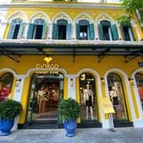 Loa treo tường phát nhạc nền cho GINKGO Concept Store 14-16 Nha Tho, TP.Hà Nội, loa được thiết kế riêng cho quán, bật lớn không tạp âm, miễn phí công lắp đặt, bảo hành dài hạn 5 năm