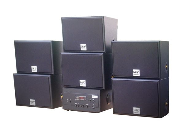 [Diện tích 180m2 + 02 Kênh] Amply A907 + 6 V130, Amply hai vùng âm lượng, loa được thiết kế riêng, bật lớn không tạp âm, miễn phí công lắp đặt, bảo hành dài hạn 5 năm.