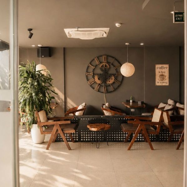 Loa treo tường phát nhạc nền cho Hélios Sky View Cafe, TP. Hà Nội, loa được thiết kế riêng cho quán, bật lớn không tạp âm, miễn phí công lắp đặt, bảo hành dài hạn 5 năm