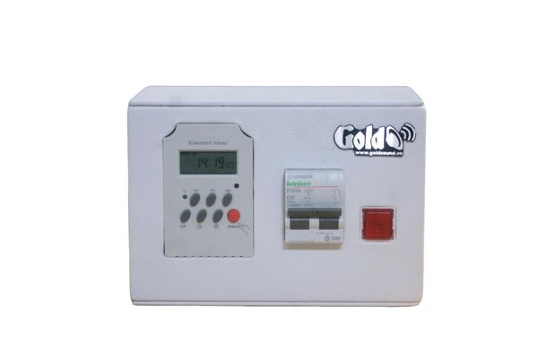 Bộ hẹn giờ, lập trình thời gian, Program Timer G28: 28 chế độ tắt bật, 3 ổ cắm 220v đầu ra, aptomat bảo vệ quá tải và ngắn mạch.