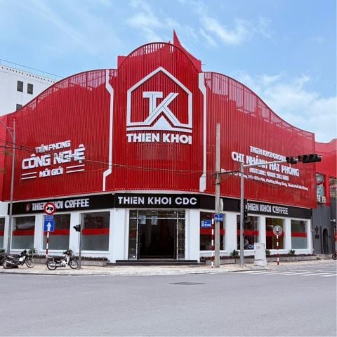 Loa hội trường Gold4Acoustic cho Thiên Khôi Hải Phòng - Trụ Sở Chi Nhánh Hải Phòng, loa được thiết kế riêng cho quán, bật lớn không tạp âm, miễn phí công lắp đặt, bảo hành dài hạn 5 năm