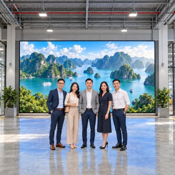 Màn hình LED cho Công ty, màn LED cho Nhà xưởng - BH 5 năm