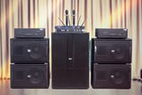Dàn loa sân khấu, hội trường, kinh doanh karaoke K110 Goldsound (Loa V258PU-KA, Cục đẩy A958PU-2K, A957PU-1K, JBL KX180, Micro SLS S800,...)