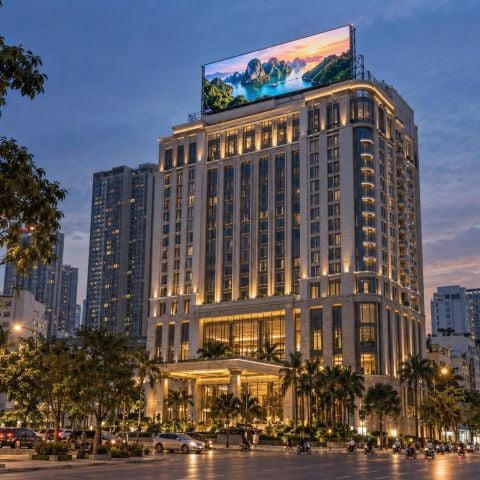 Màn hình LED Toà nhà, Khu đô thị, Khách sạn, Building - BH 5 năm