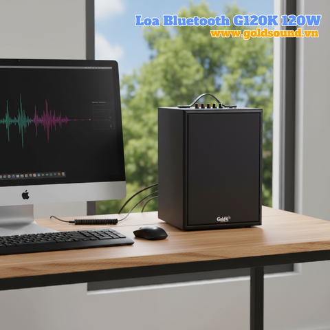 Loa Bluetooth G120K Goldsound (120w, Bluetooth 5.0, RCA, USB)