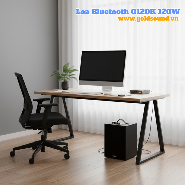 Loa Bluetooth G120K Goldsound (120w, Bluetooth 5.0, RCA, USB)