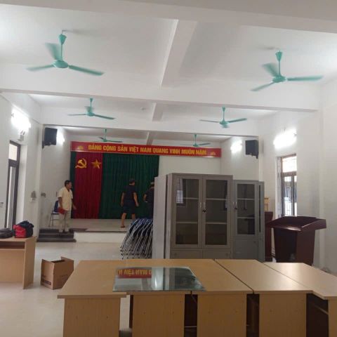 Loa hội trường cho Nhà Sinh Hoạt Cộng Đồng Tân Phong, Hà Nội, miễn phí công lắp đặt, bảo hành dài hạn 5 năm