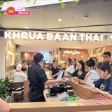 Loa treo tường phát nhạc nền cho nhà hàng Khrua Baan Thai AEON MALL Hà Đông, loa được thiết kế riêng cho quán, bật lớn không tạp âm, miễn phí công lắp đặt, bảo hành dài hạn 5 năm