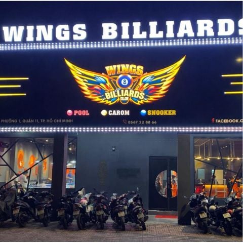 Loa treo tường phát nhạc nền cho Wings Billiard Club, TP.HCM, loa được thiết kế riêng cho quán, bật lớn không tạp âm, miễn phí công lắp đặt, bảo hành dài hạn 5 năm