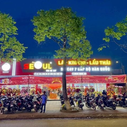 Loa âm trần phát nhạc nền, thông báo cho Mì Cay SEOUL Thủ Thừa, Long An, loa được thiết kế riêng cho quán, bật lớn không tạp âm, miễn phí công lắp đặt, bảo hành dài hạn 5 năm