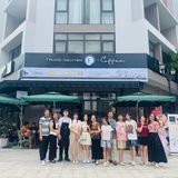 Loa treo tường phát nhạc nền cho Trung Nguyên E-Coffee Vinhomes Ocean Park 3, loa được thiết kế riêng cho quán, bật lớn không tạp âm, miễn phí công lắp đặt, bảo hành dài hạn 5 năm
