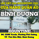 Loa treo tường phát nhạc nền tự động cho Routine Bình Dương, loa được thiết kế riêng cho quán, bật lớn không tạp âm, miễn phí công lắp đặt, bảo hành dài hạn 5 năm