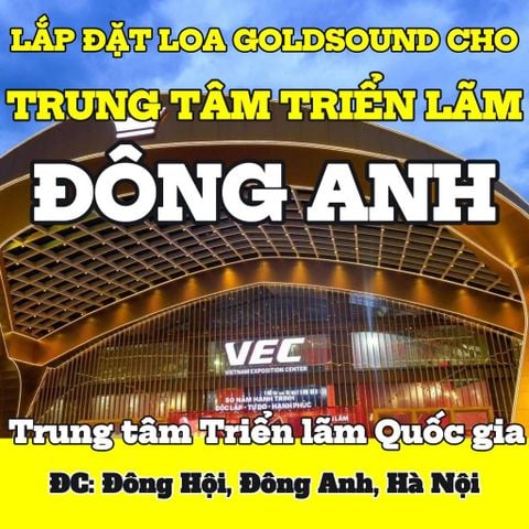 Loa hội trường, Loa thông báo, phát nhạc nền tự động cho Trung tâm Triển lãm Quốc gia Đông Anh, loa được thiết kế riêng cho quán, bật lớn không tạp âm, miễn phí công lắp đặt, bảo hành dài hạn 5 năm