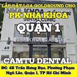 Loa không dây phát nhạc nền tự động Goldsound cho Camtu Dental - Nha khoa Cẩm Tú, Quận 1, loa được thiết kế riêng cho quán, bật lớn không tạp âm, miễn phí công lắp đặt, bảo hành dài hạn 5 năm
