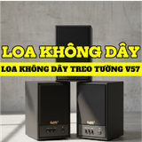 Loa không dây treo tường V57 UHF Goldsound ( 1 chiếc), công suất 57w, loa bass 5 inch, treble 2 inch, kích thước rộng 20 cm, cao 32 cm, sâu 20 cm, phủ da cao cấp, bảo hành dài hạn 5 năm.