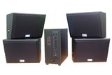 Dàn loa sân vườn: Amply A906 + 4 V130NT, Amply hai vùng âm lượng, loa được thiết kế riêng, bật lớn không tạp âm, miễn phí công lắp đặt, bảo hành dài hạn 5 năm.