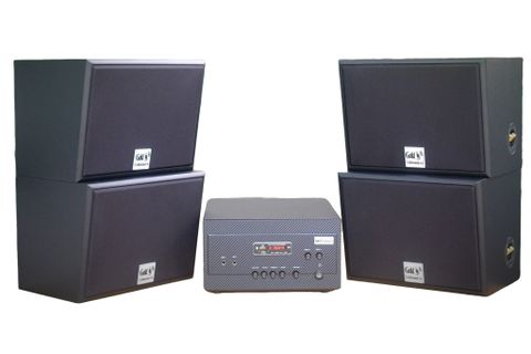 [Diện tích 120m2 + 02 Kênh] A907_DA Goldsound 2 vùng âm lượng 900w + 4 loa Goldsound V130_DA 130w, loa được thiết kế riêng cho quán, bật lớn không tạp âm, miễn phí công lắp đặt, bảo hành 5 năm