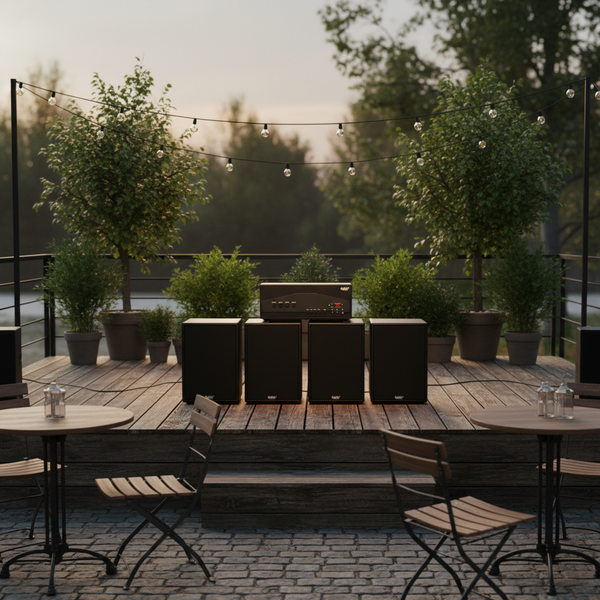 Dàn Amply A917PU-4K + 4 V230NT, Amply 4 - 6 vùng âm lượng, loa được thiết kế riêng, bật lớn không tạp âm, miễn phí công lắp đặt, bảo hành dài hạn 12 tháng