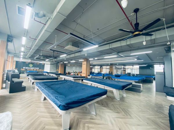 Loa billiard, loa bida phát nhạc nền tự động cho 99 billiards cs 9 FPT Academy Hoà Lạc, loa được thiết kế riêng cho quán, bật lớn không tạp âm, miễn phí công lắp đặt, bảo hành dài hạn 5 năm