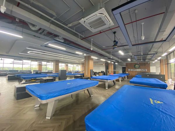 Loa billiard, loa bida phát nhạc nền tự động cho 99 billiards cs 9 FPT Academy Hoà Lạc, loa được thiết kế riêng cho quán, bật lớn không tạp âm, miễn phí công lắp đặt, bảo hành dài hạn 5 năm