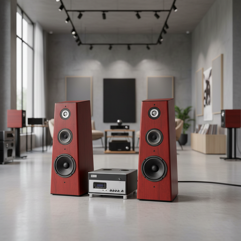 Dàn loa cây cho phòng khách: 1 Amply A800 + 2 loa cây cao cấp V360