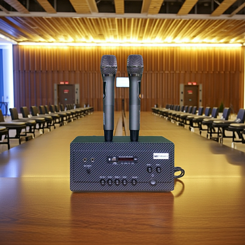 Amply A907Mi ( Công suất 900w, tích hợp Micro không dây, đủ kết nối Bluetooth, RCA, AV, USB) chuyên dụng cho hội trường, quán cafe Acoustic, hát karaoke...)