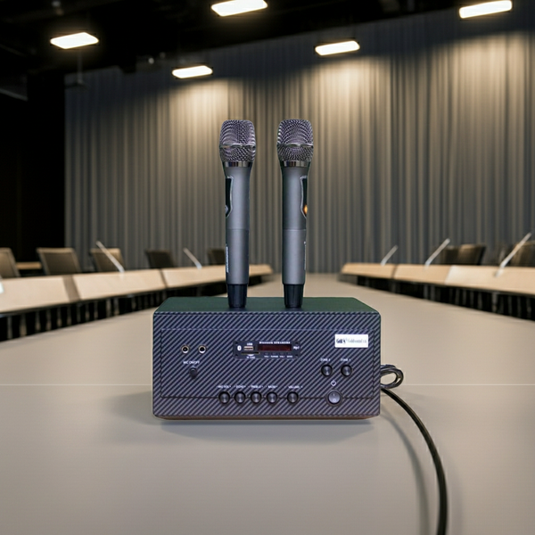 Amply A907Mi TH ( Công suất 900w, tích hợp Micro không dây, đủ kết nối Bluetooth, RCA, AV, USB) chuyên dụng cho quán cafe Acoustic, hát karaoke...)