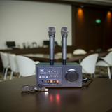 Amply A907Mi TH ( Công suất 900w, tích hợp Micro không dây, đủ kết nối Bluetooth, RCA, AV, USB) chuyên dụng cho quán cafe Acoustic, hát karaoke...)