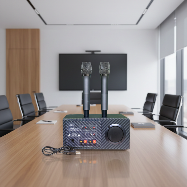 Amply A907Mi TH ( Công suất 900w, tích hợp Micro không dây, đủ kết nối Bluetooth, RCA, AV, USB) chuyên dụng cho quán cafe Acoustic, hát karaoke...)