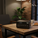 Amply A384PU - 2K Goldsound: 2 vùng âm lượng (380w, đủ kết nối Bluetooth, RCA, AV, USB)