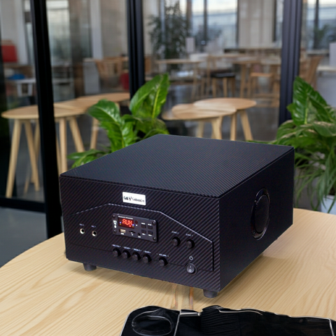 Amply A907W (2 phân vùng đầu ra, 900w, đủ kết nối Bluetooth, RCA, AV, USB)