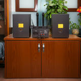 Hàng trưng bày: Dàn KARAOKE GOLD-230 (2 loa 230w + 1 amply 900w + 2 Micro không dây)